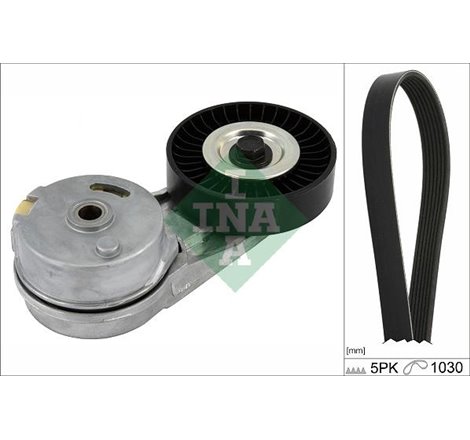 V-belts set with rollers CADILLAC BLS. CHEVROLET ALERO. COBALT. HHR. MALIBU. FIAT CROMA. OPEL ASTRA G. SIGNUM. SPEEDSTER. VECTRA