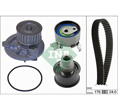 Set de distributie curea  intinzator  pompa de apa OPEL ASTRA F. ASTRA F-KOMBI. ASTRA G. ASTRA G-KOMBI. KADETT E. KADETT E COMBO