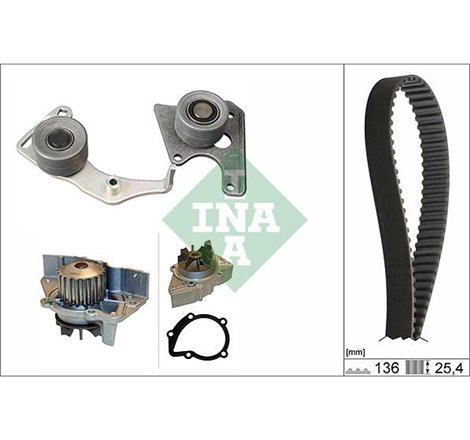 Set de distributie curea  intinzator  pompa de apa CITROEN BERLINGO. BERLINGO-MINIVAN. EVASION. JUMPER I. JUMPY I. XANTIA. XSARA