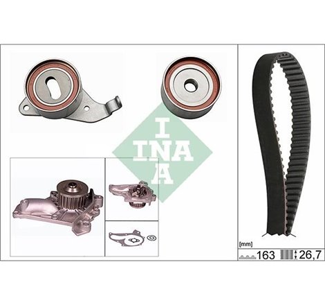 Set de distributie curea  intinzator  pompa de apa TOYOTA AVENSIS. CALDINA. CAMRY. CARINA E VI. CARINA V. CORONA. GAIA. HARRIER.