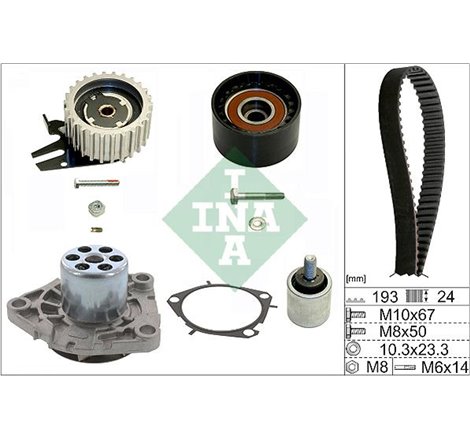 Set de distributie curea  intinzator  pompa de apa OPEL ASTRA J. ASTRA J GTC. CASCADA. INSIGNIA A. INSIGNIA A COUNTRY. ZAFIRA C.