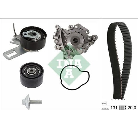 Set de distributie curea  intinzator  pompa de apa DS DS 3-DS 3. DS 4 II. DS 7. CITROEN BERLINGO. BERLINGO-MINIVAN. C3-C3 ORIGIN