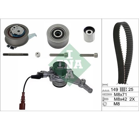 Kit distributie AUDI A3. A4 ALLROAD B9. A4 B9. A5. A6 ALLROAD C8. A6 C8. A7. Q2. Q3. Q5. CUPRA FORMENTOR. SEAT ATECA. LEON. LEON