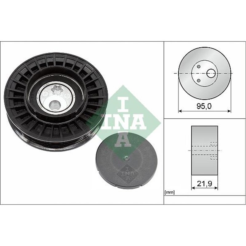 Multiple V-belt tensioning roll BMW 3 F30. F80. 3 G20. G80. G28. 3 G21. G81. 5 G30. F90. 5 G31. 7 G11. G12. X3 G01. F97. G08 2.0