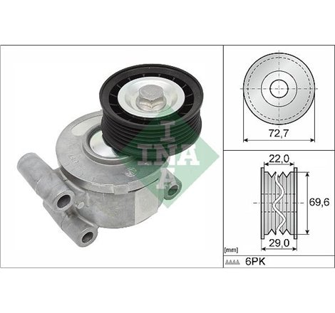 V-nervuri curea tensionare EVR FORD FOCUS II-C-MAX 16V 1.8-2.0. 1.8-2.0 01-06- C30-V40-V50 VOLVO. Mazda 3 2.0 Mazda 6 1.8.2.0.2.
