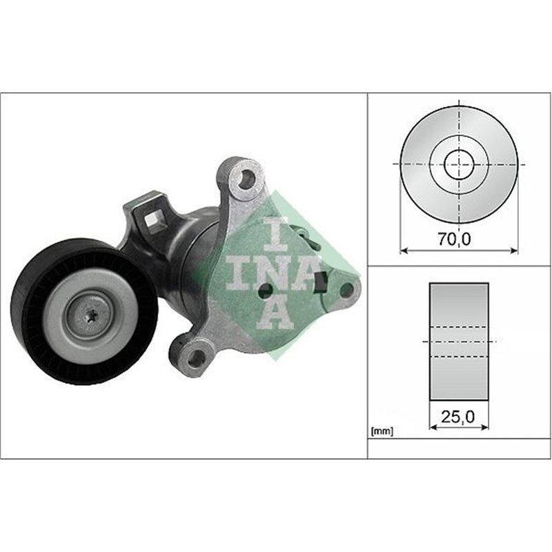tensionare a centurii pentru caneluri alternator. Citroen C4. C5. PEUGEOT 307. 407 - INA-534 0362 10