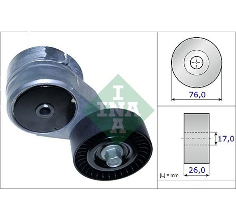 Multi-V belt tensioner HYUNDAI CRETA. ELANTRA V. I30. VELOSTER. KIA CARENS III. CERATO I. CERATO II. CERATO III. CERATO IV. RIO 