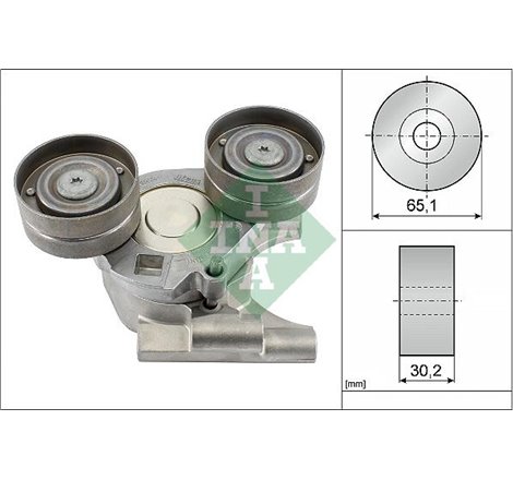 Multi-V belt tensioner FORD TRANSIT. TRANSIT V363 2.0D-2.2D 10.07- - INA-534 0682 10