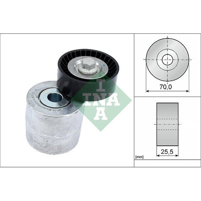 Multi-V belt tensioner SUBARU BRZ. FORESTER. IMPREZA. LEGACY V. LEGACY VI. LEVORG. OUTBACK. XV. TOYOTA GT 86 1.6-2.5 01.10- - IN