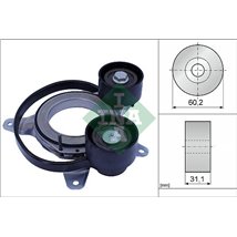 Multi-V belt tensioner VOLVO S60 III. S90 II. V60 II. V90 II. XC40. XC60 II. XC90 II 2.0DH-2.0H 04.19- - INA-534081410