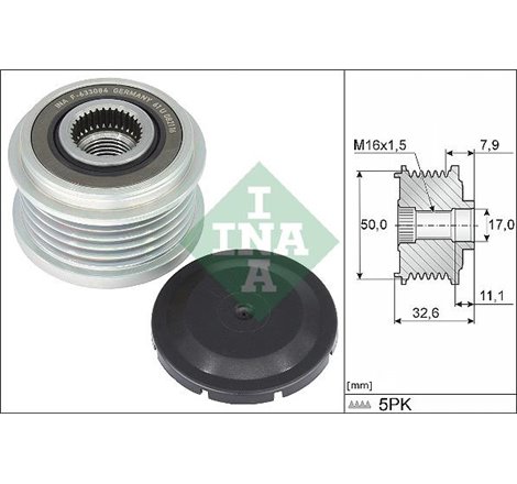 Fulie, alternator - INA-535035910