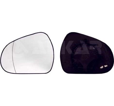 Sticla oglinda, oglinda retrovizoare exterioara - Alkar-6411284