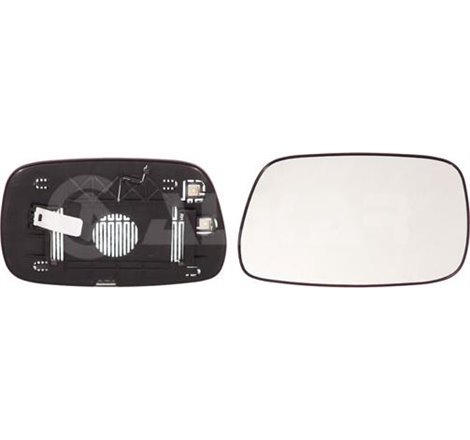 Sticla oglinda, oglinda retrovizoare exterioara - Alkar-6432261