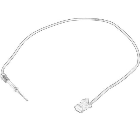 Senzor, temperatura gaze evacuare - IVECO-5801850665