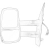 Oglinda exterioara, cabina - IVECO-5802029776