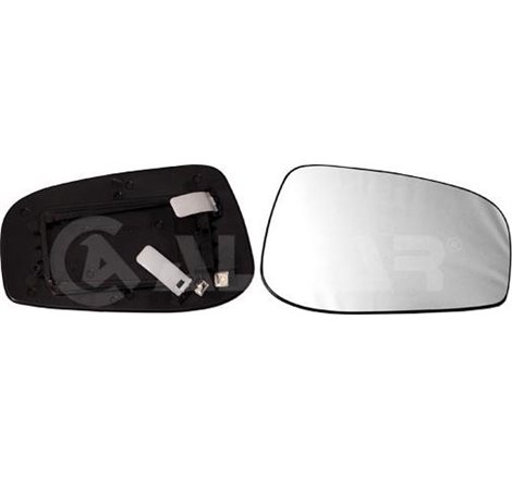 Sticla oglinda, oglinda retrovizoare exterioara - Alkar-6432591