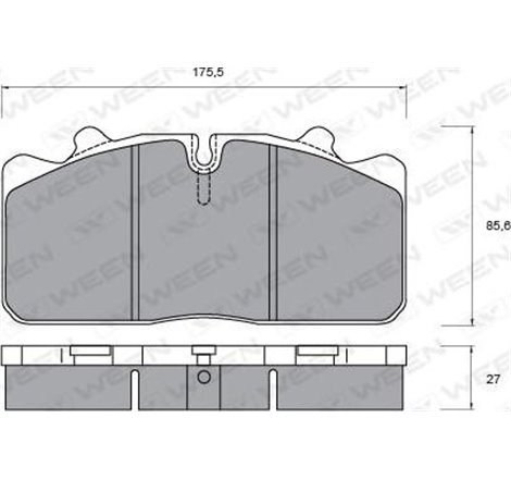 Set placute frana,frana disc - Jurid-2908809560