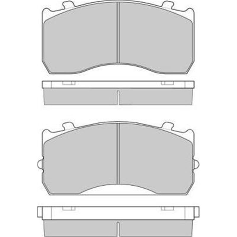 Set placute frana,frana disc - Jurid-2918305390