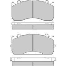 Set placute frana,frana disc - Jurid-2918305390