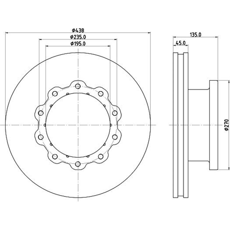 Disc frana - Jurid-567555J