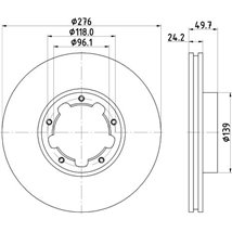 Disc frana - Jurid-569273J