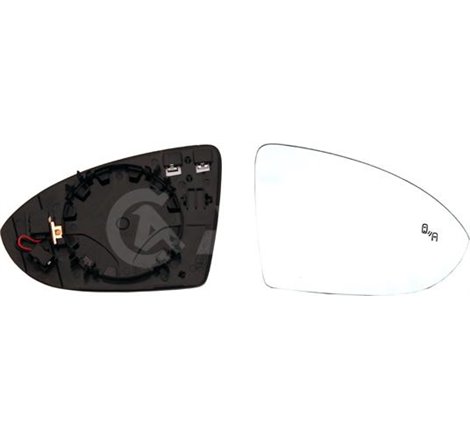 Sticla oglinda, oglinda retrovizoare exterioara - Alkar-6452138