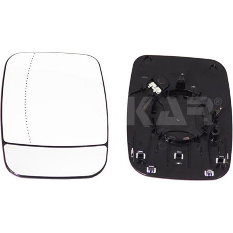 Sticla oglinda, oglinda retrovizoare exterioara - Alkar-6471645