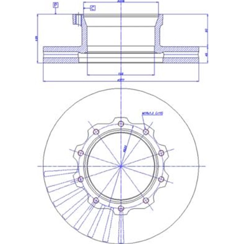 Disc frana - Knorr Bremse-K069333