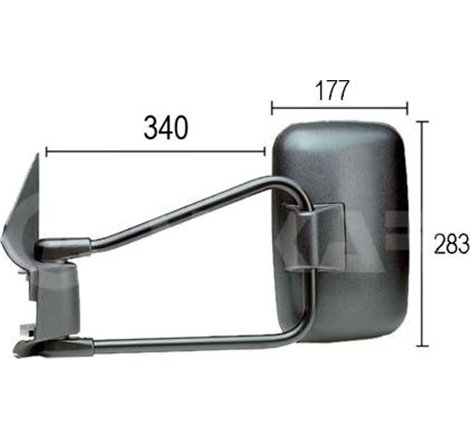 Retrovizor exterior - Alkar-9201963