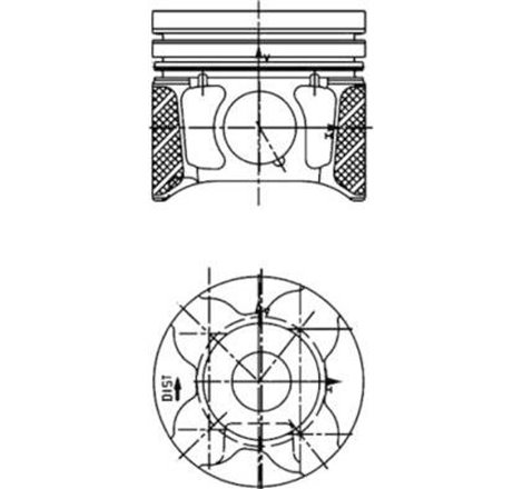 Piston - Kolbenschmidt-40179610