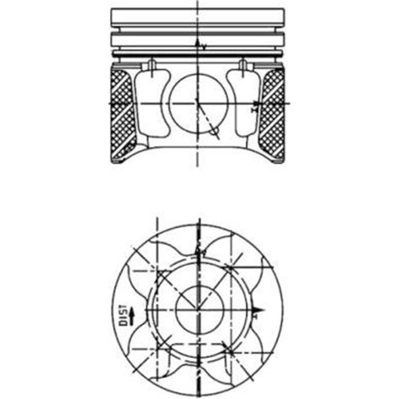 Piston - Kolbenschmidt-40179610