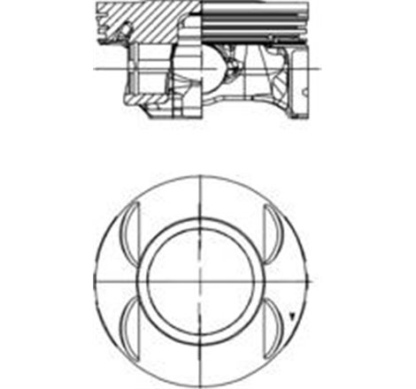 Piston - Kolbenschmidt-40199610