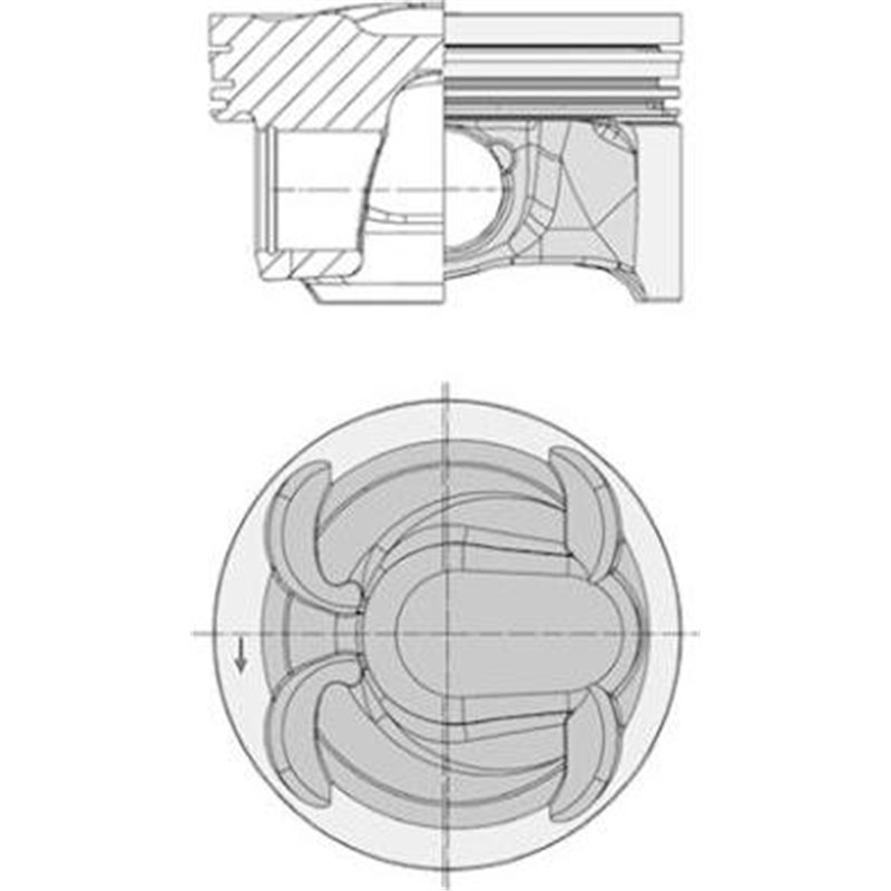Piston - Kolbenschmidt-40315600
