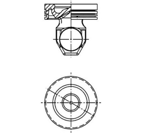 Piston - Kolbenschmidt-40338600