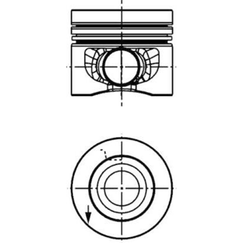 Piston - Kolbenschmidt-40353620