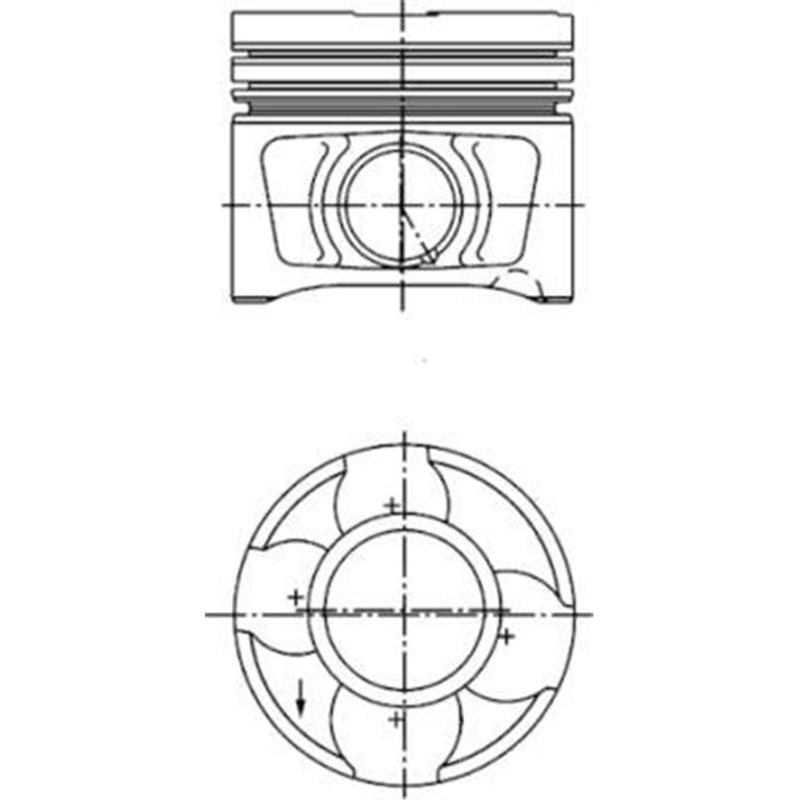 Piston - Kolbenschmidt-40356600
