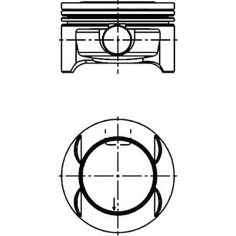Piston - Kolbenschmidt-40385600
