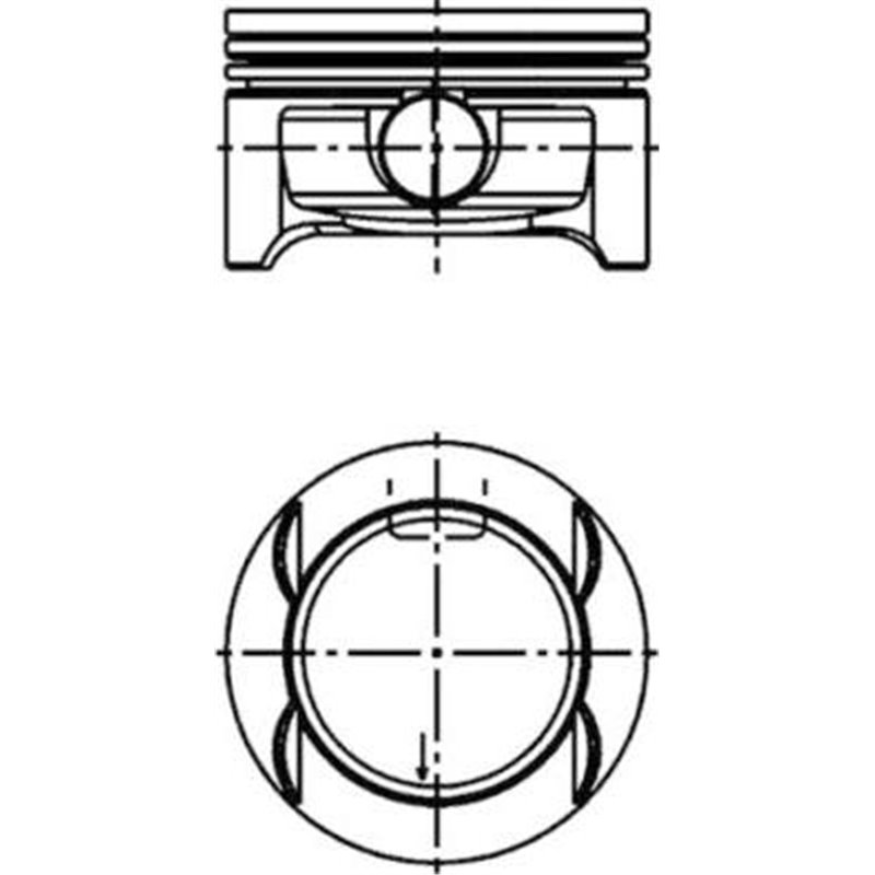 Piston - Kolbenschmidt-40386620