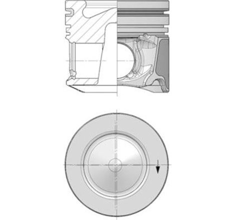Piston - Kolbenschmidt-40400600