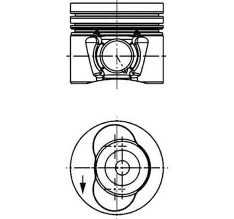 Piston - Kolbenschmidt-40734600