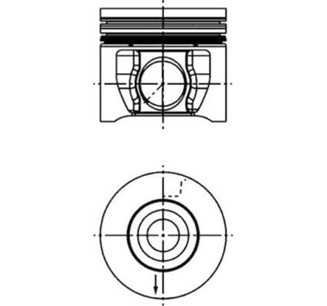 Piston - Kolbenschmidt-40830600