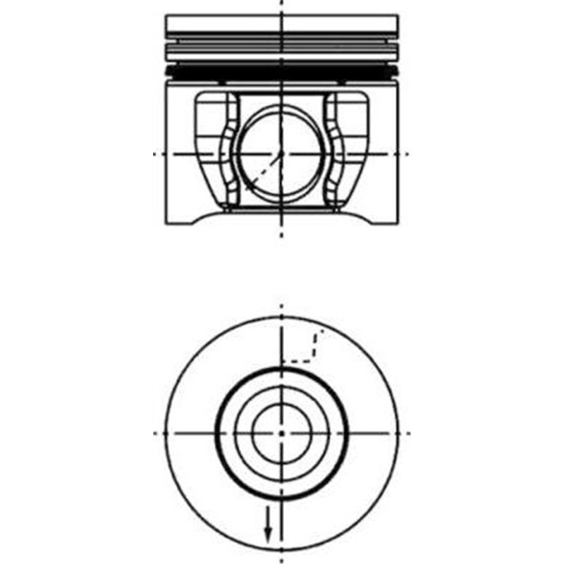 Piston - Kolbenschmidt-40830600