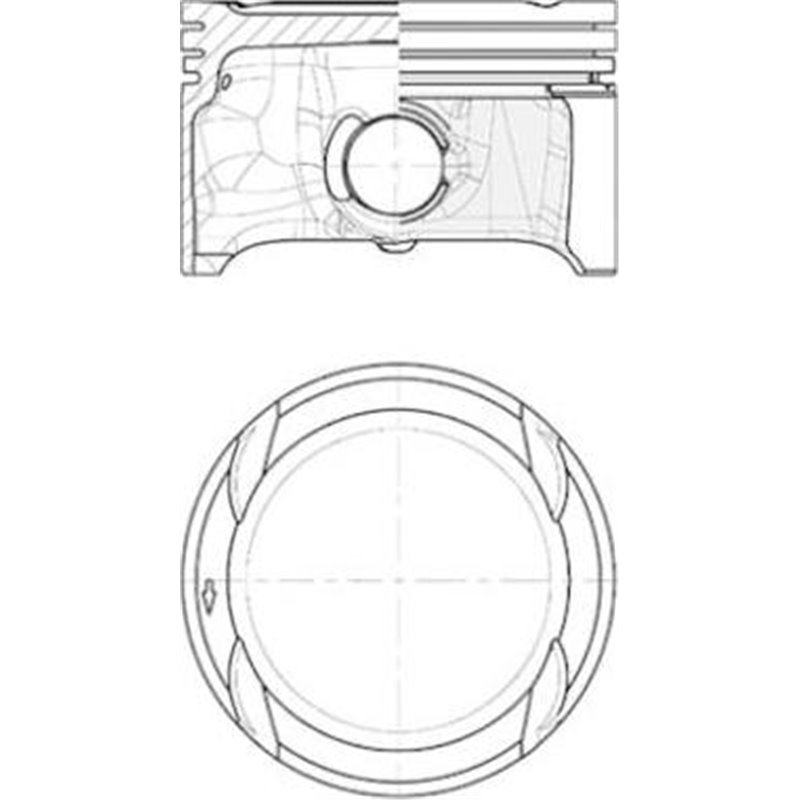 Piston - Kolbenschmidt-40839600