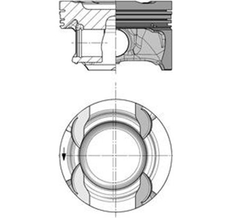 Piston - Kolbenschmidt-40853600