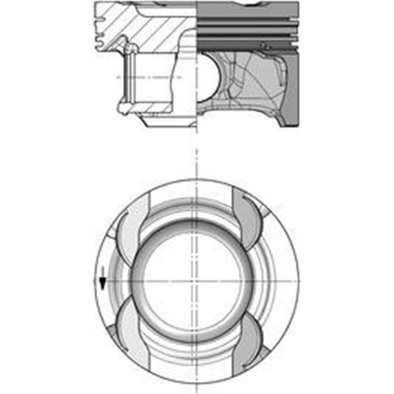 Piston - Kolbenschmidt-40853600