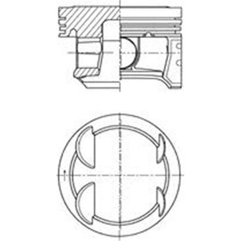 Piston - Kolbenschmidt-41006600