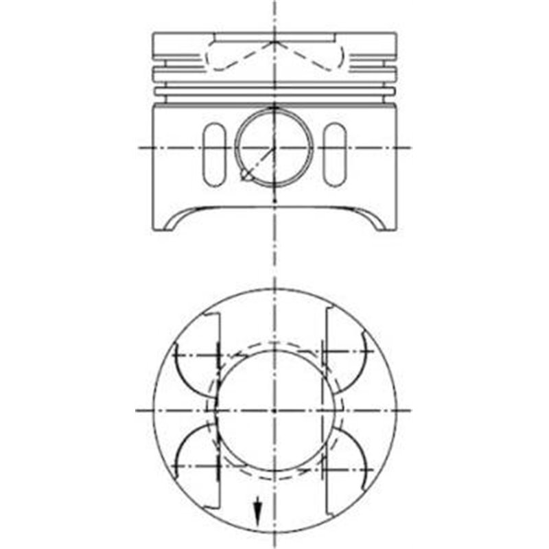 Piston - Kolbenschmidt-41014600
