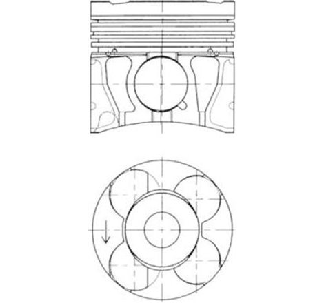 Piston - Kolbenschmidt-41071620