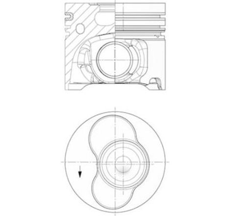 Piston - Kolbenschmidt-41092600