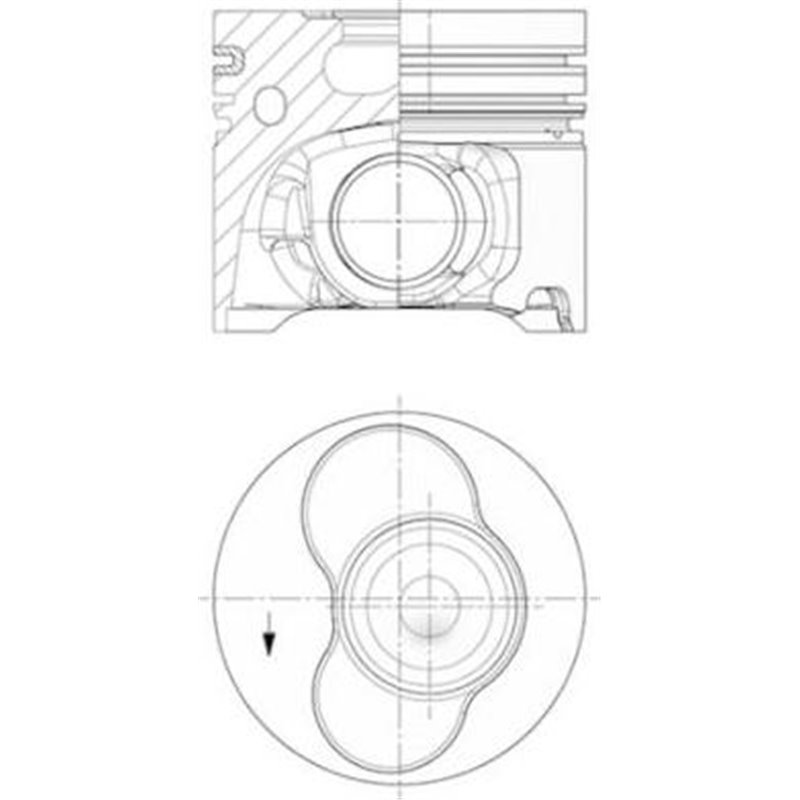 Piston - Kolbenschmidt-41092600